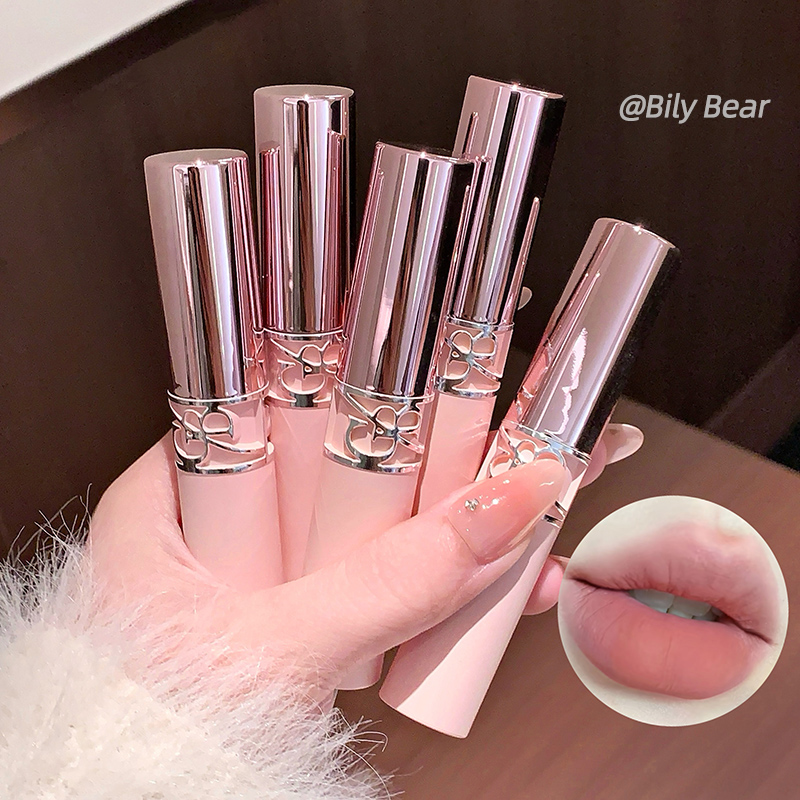 BILY BEAR Soft Matte Lipstick  - đánh giá và giá Lip Tint Korean